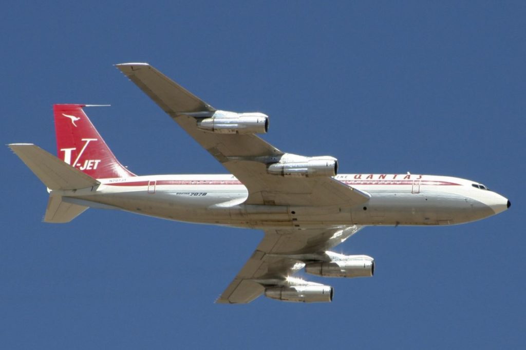 Due in Australia in November is John Travolta's Qantas Boeing 707