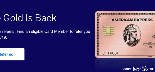 Act now! Limited edition Rose Gold Card offer ends tonight