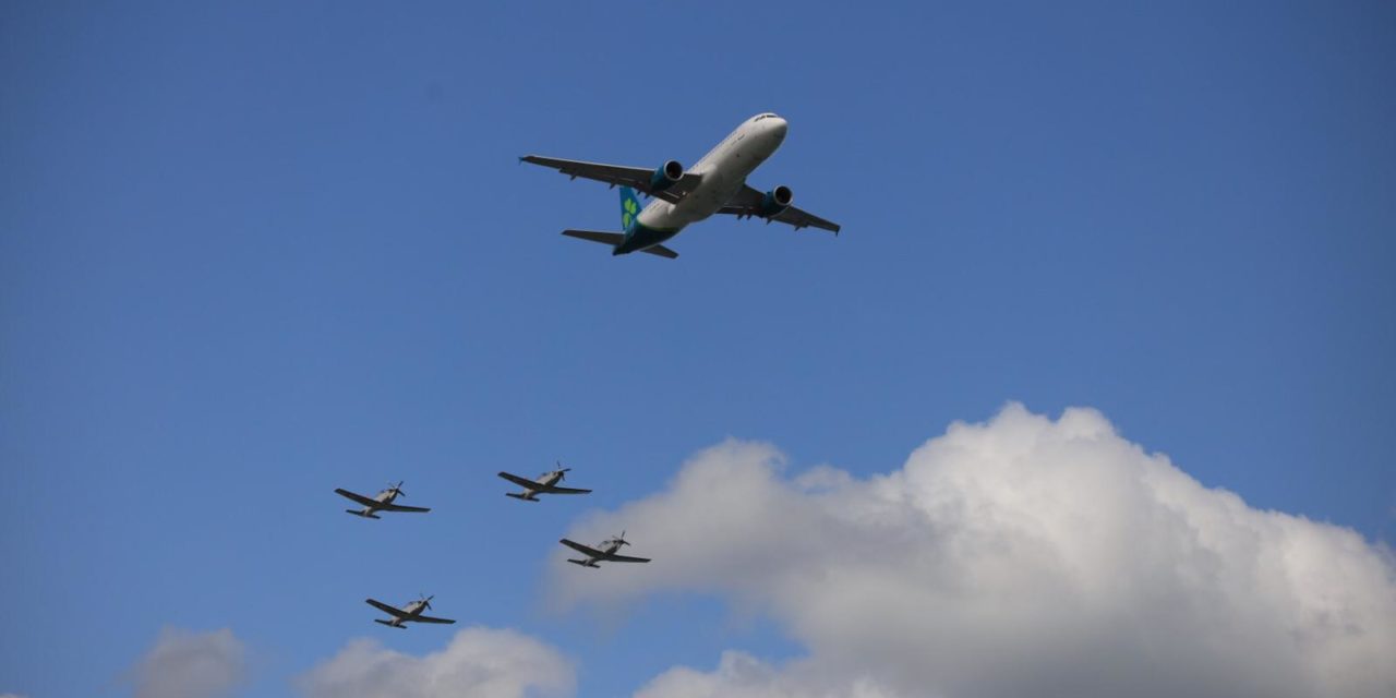 Aer Lingus surprise and delight at the Bray Air Display