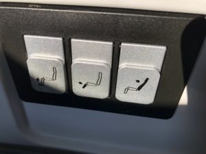 a close up of a seat switch