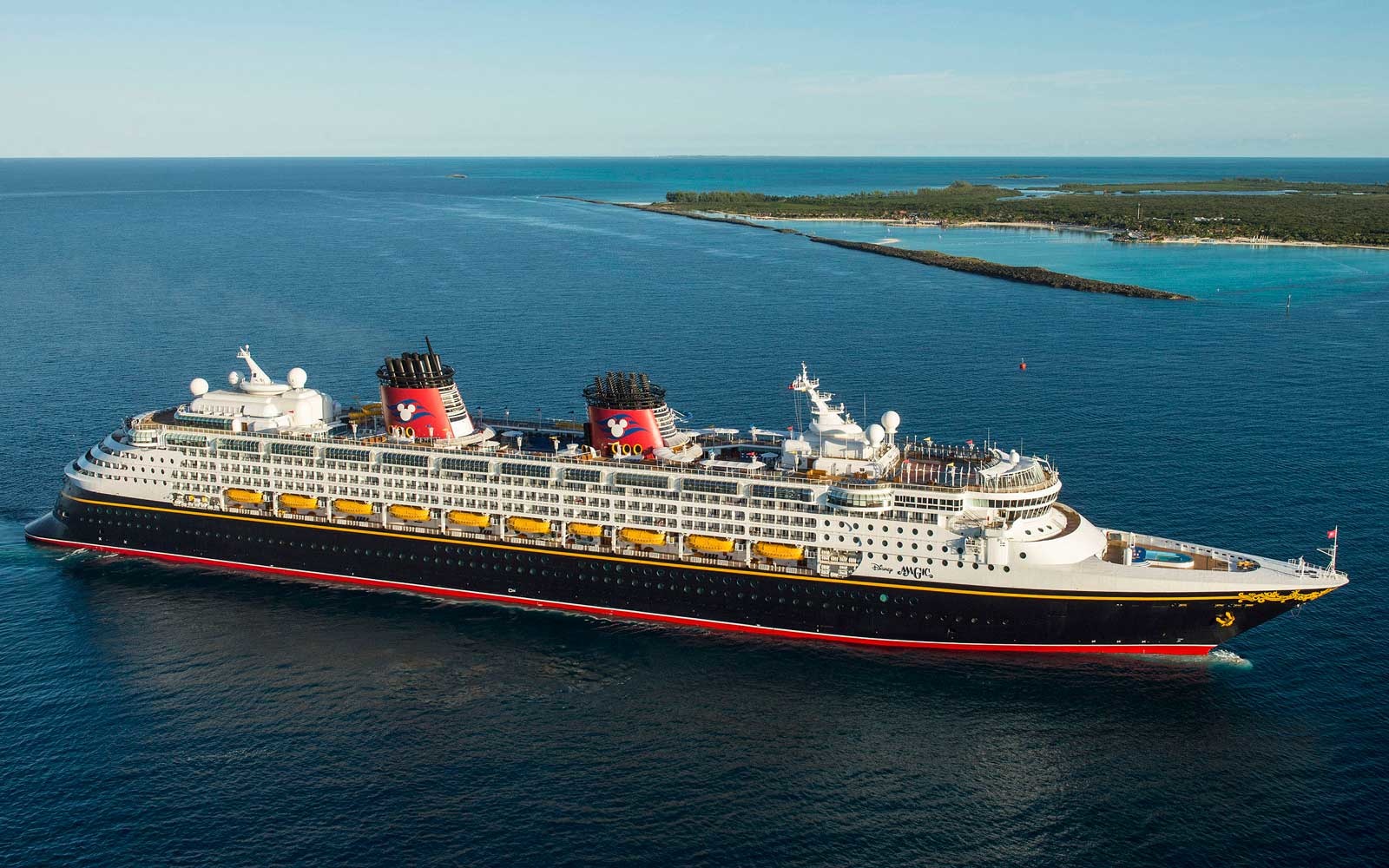 a cruise ship in the water