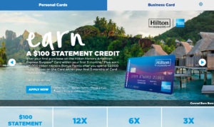 a credit card with a picture of a beach and trees