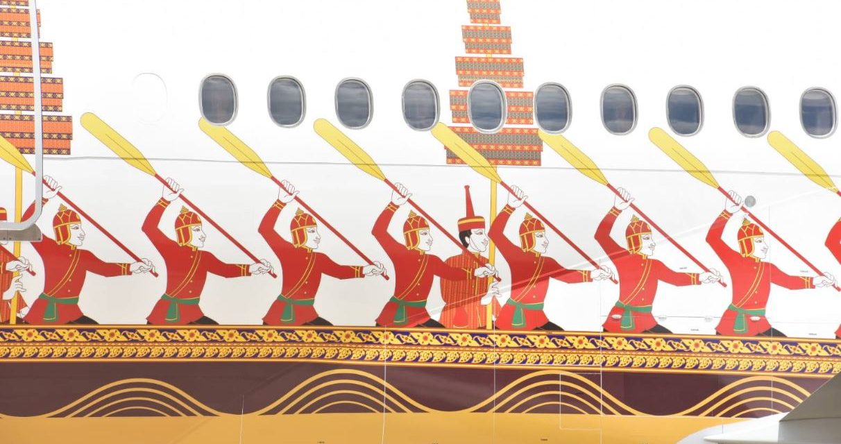 Check out the new Thai Airways Royal Barge special livery