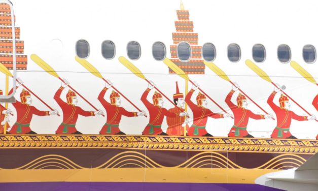Check out the new Thai Airways Royal Barge special livery