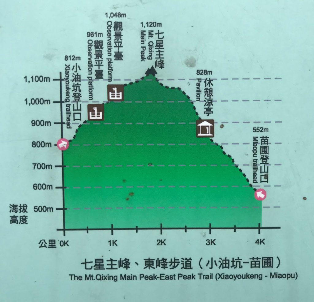 a green chart with black text