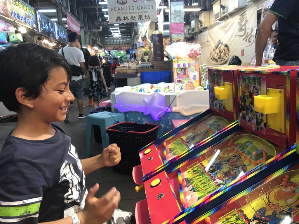 a boy and a girl playing a game