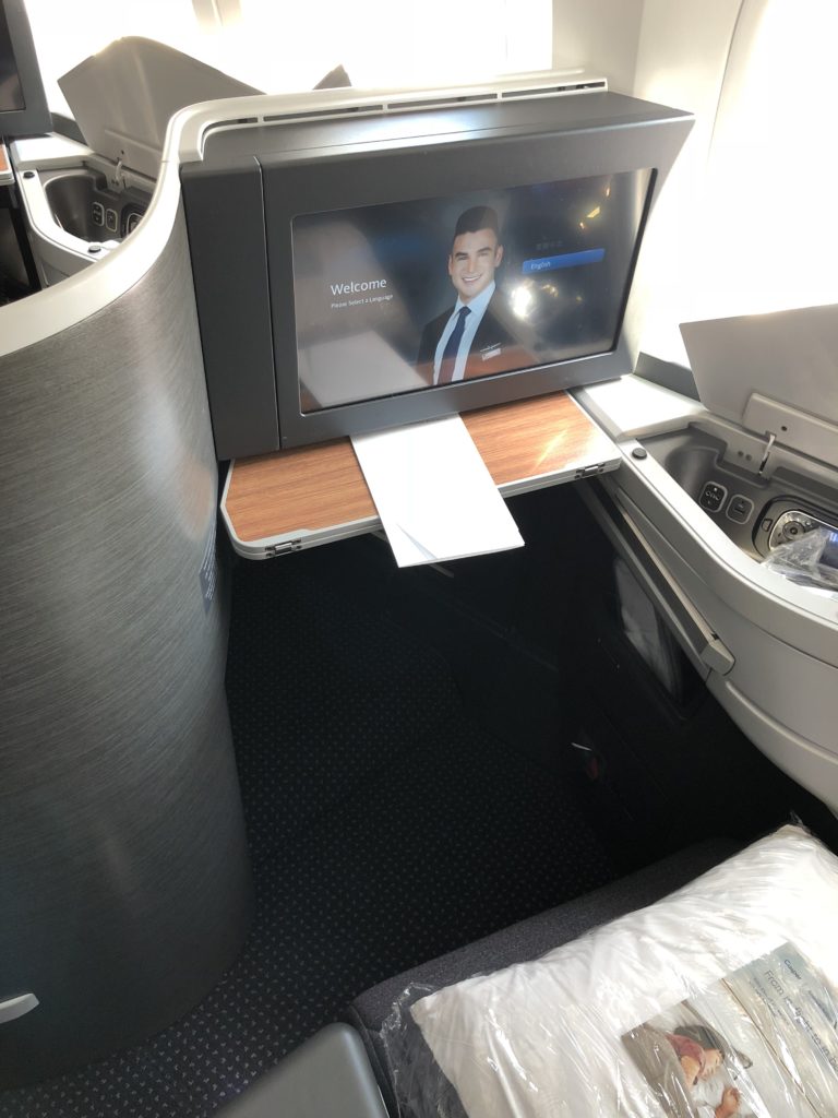 American Airlines Business Class Seat