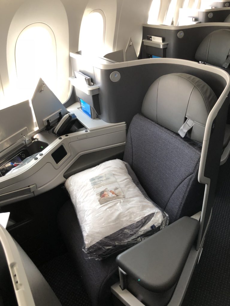 American Airlines Business Class Seat