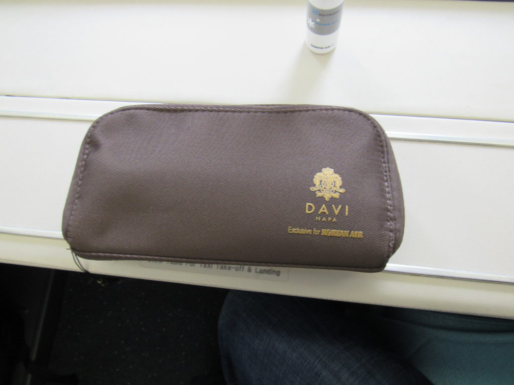 Korean Air First Class Amenity Kit