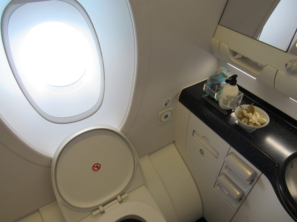 Korean Air A380 First Class Bathroom