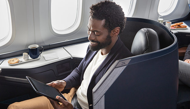 Get WestJet Gold status with one business class ticket, including award redemption