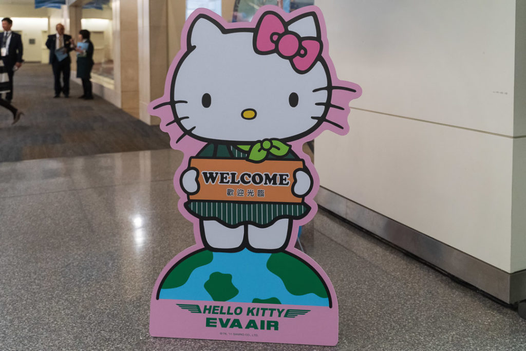 EVA AIr Hello Kitty Welcome