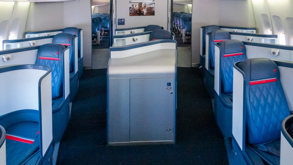 Delta Airlines 747 Business Class