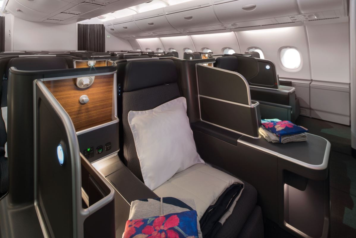 Is this mini-first class, Qantas?