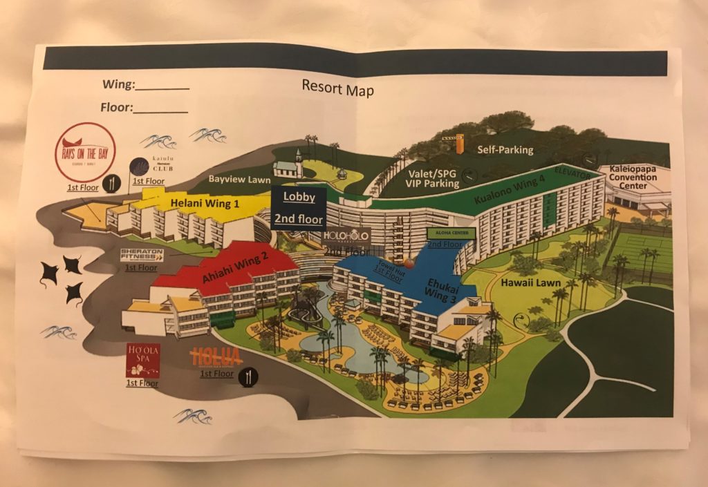 a map of a resort