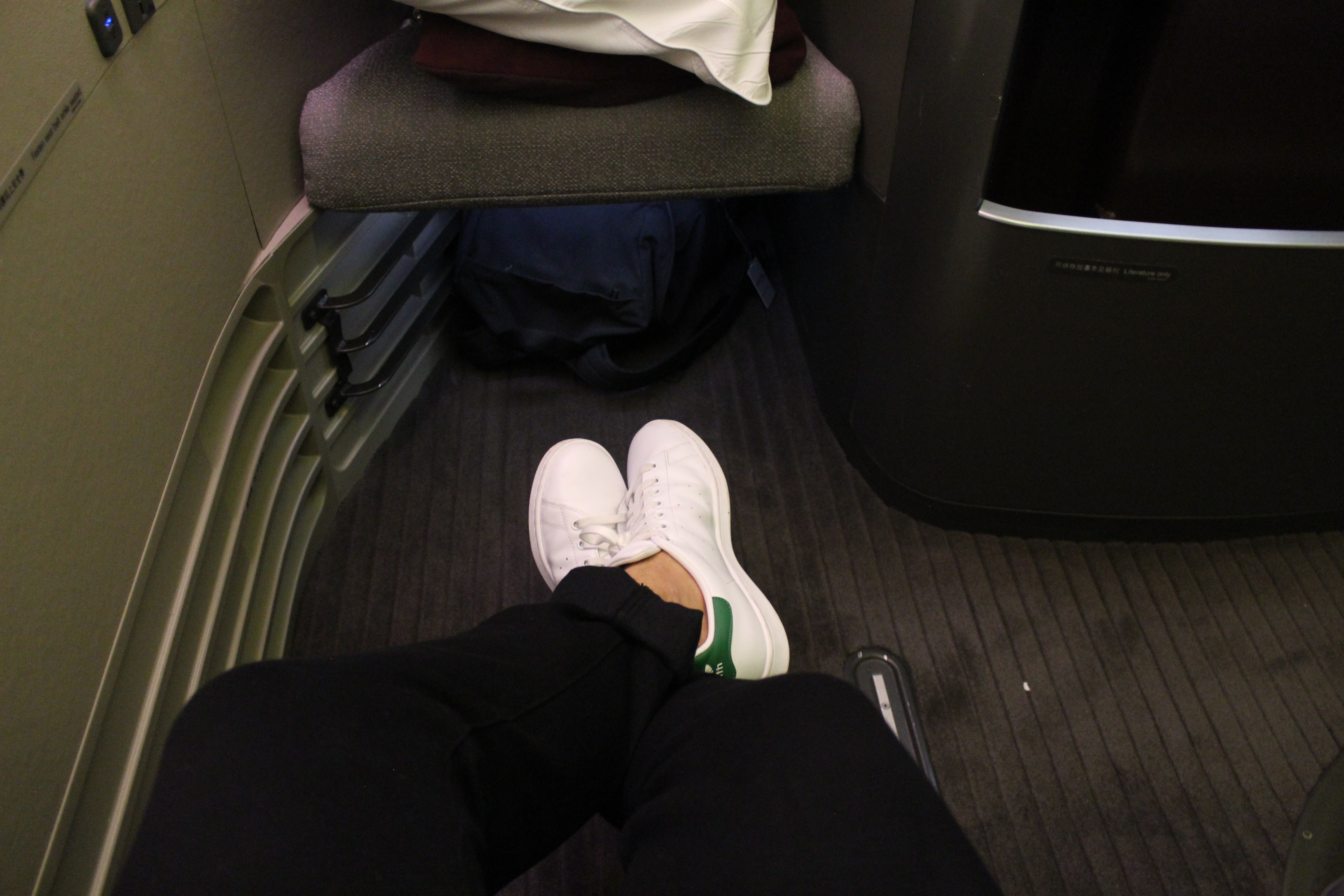 Cathay Pacific First Class legroom