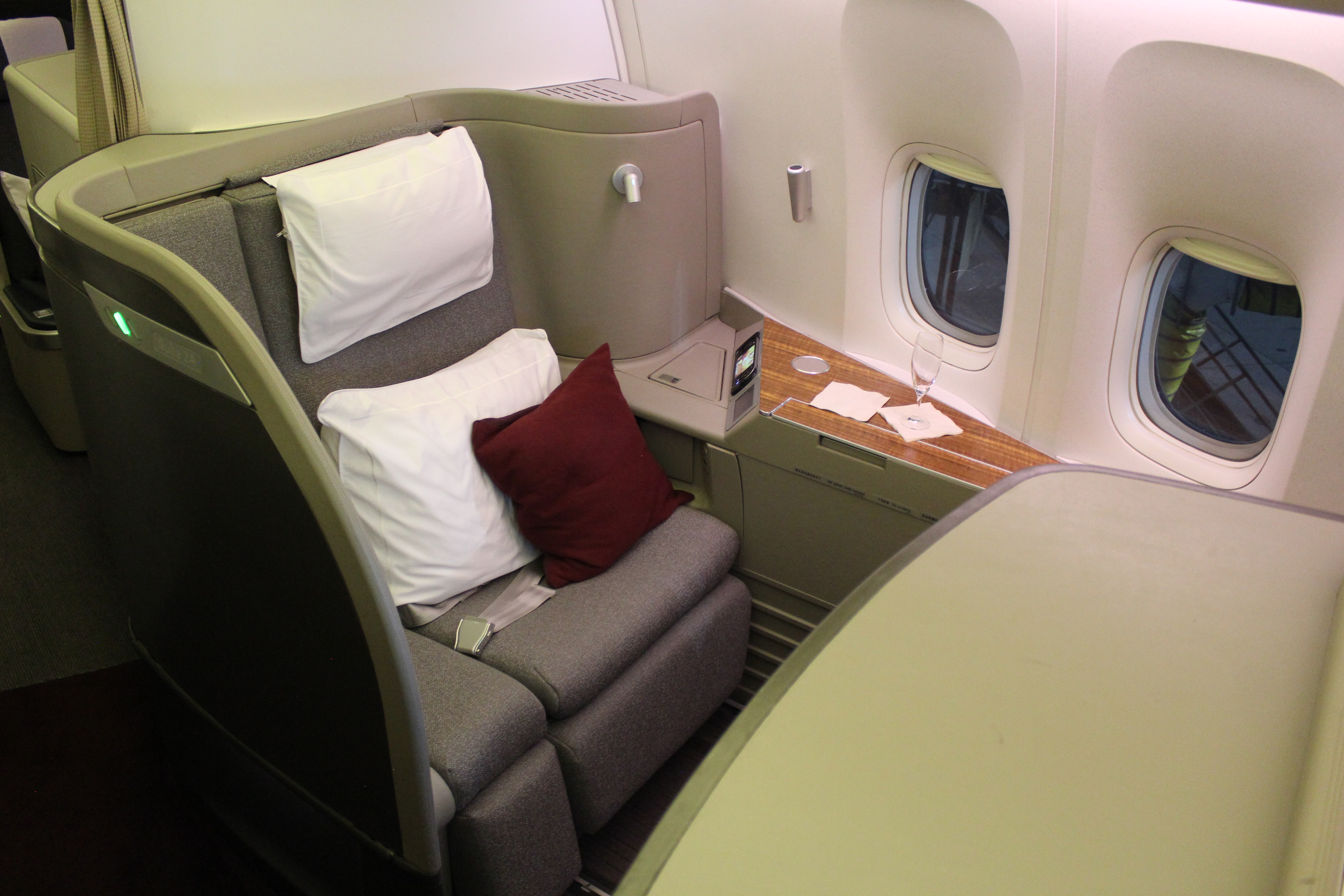 Cathay Pacific First Class seat