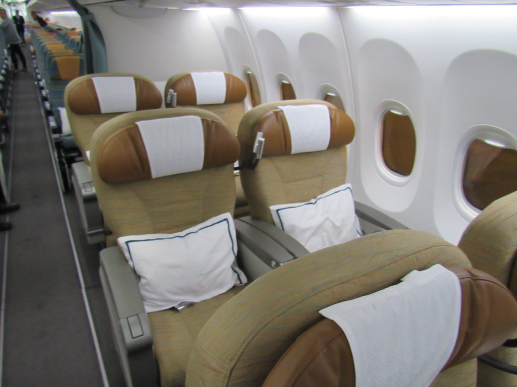 Oman Air 737 Business Class Cabin