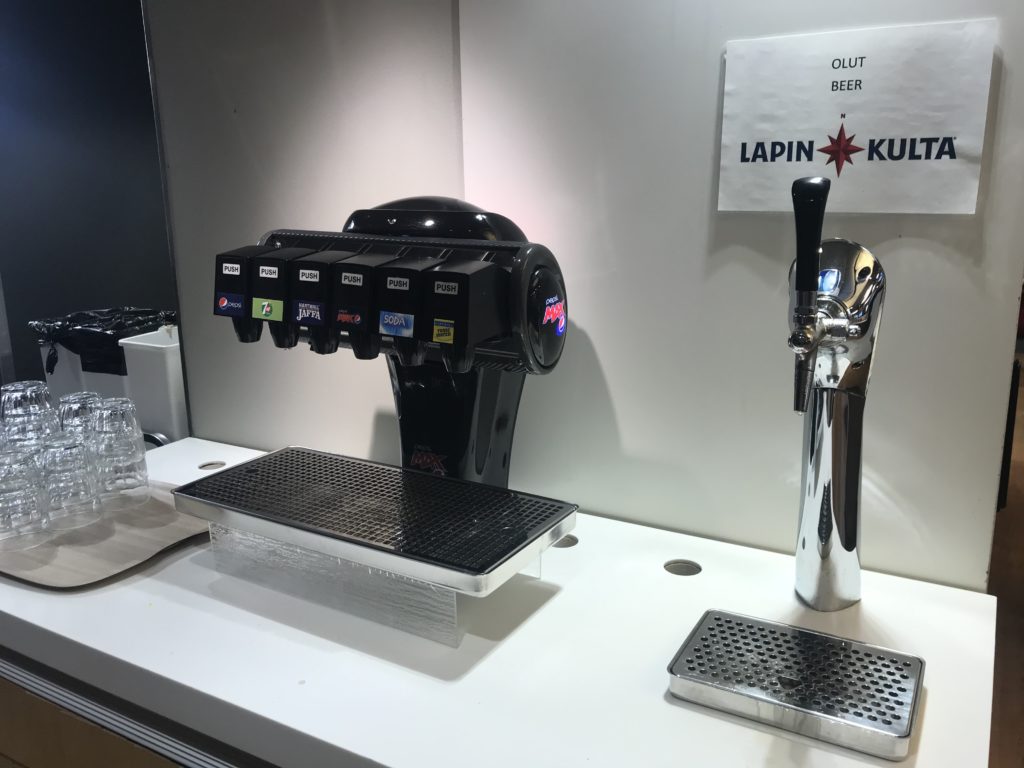 a beer dispenser on a counter
