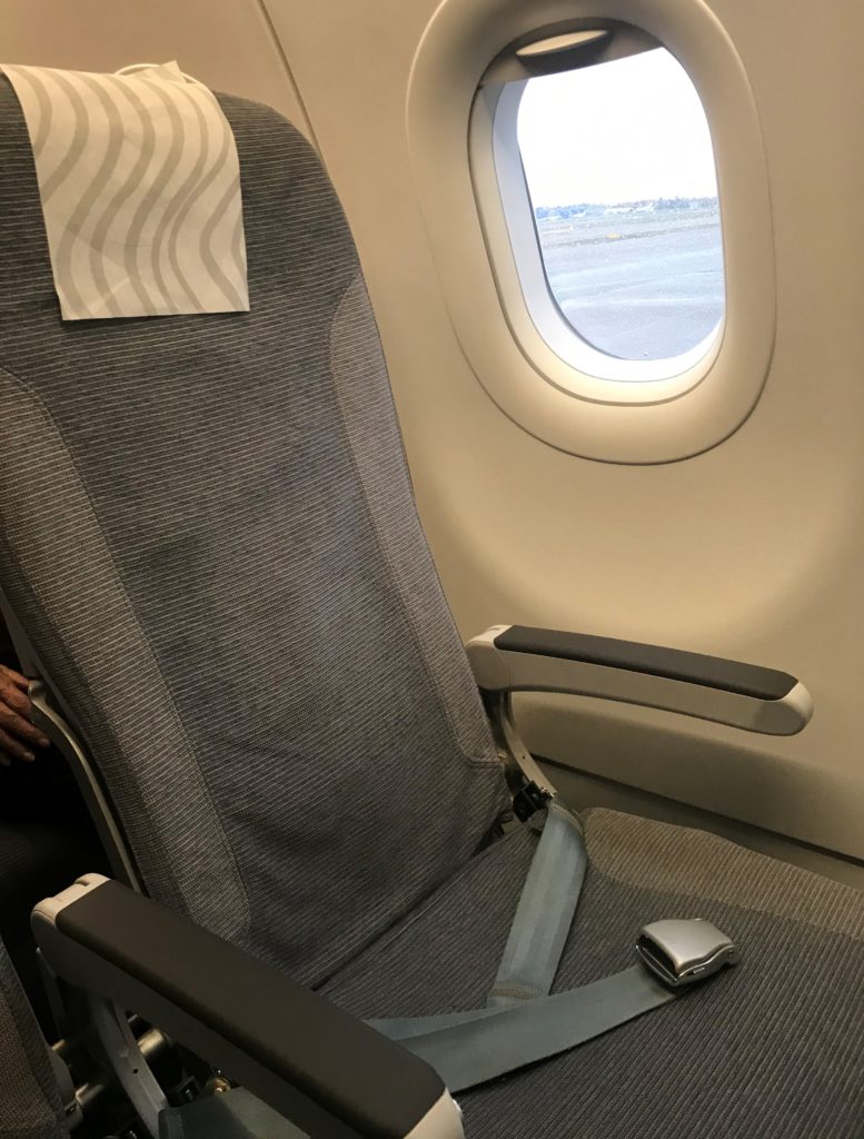 Finnair A321 economy seat