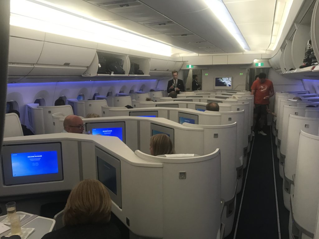 Finnair A350-900 business class cabin
