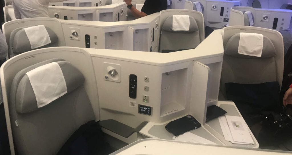 Finnair A350-900 business class seats