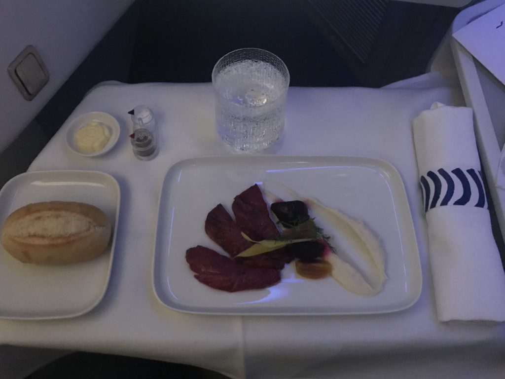 Finnair A350-900 business class starter