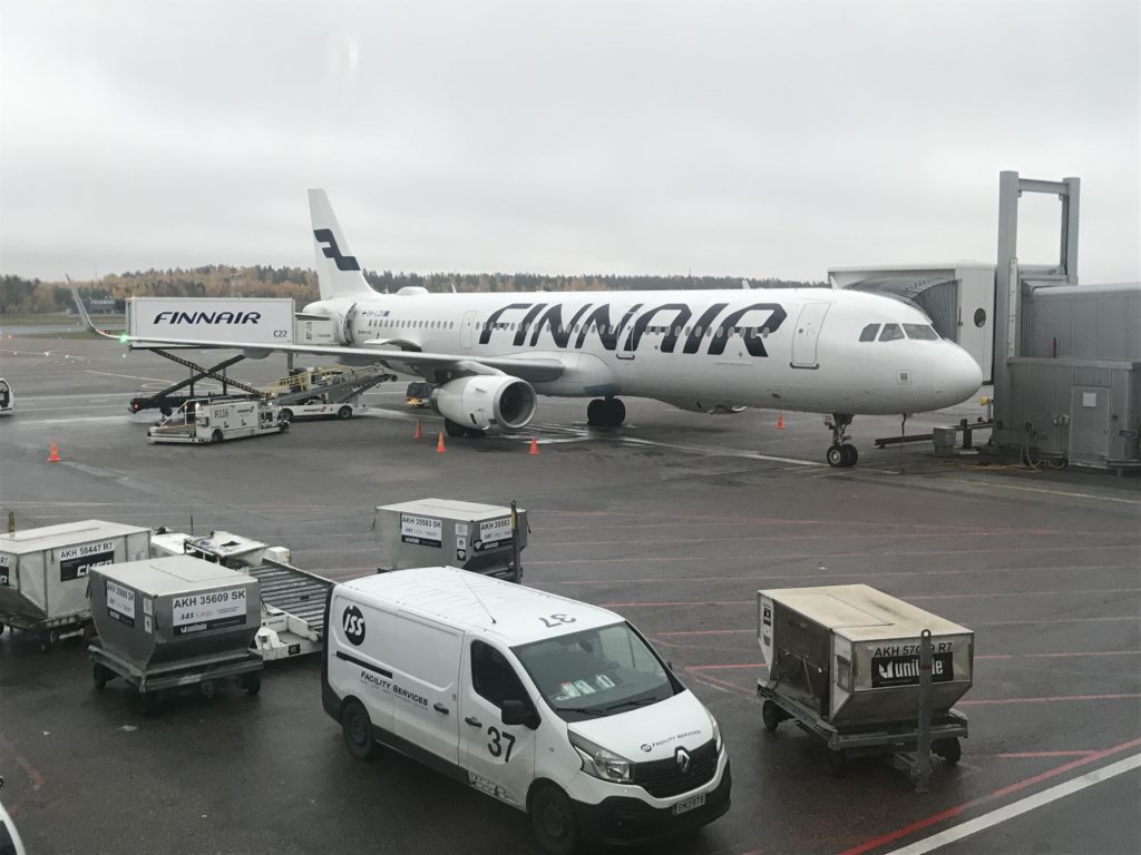 Finnair A321 economy aircraft