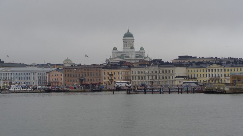 a city with a body of water