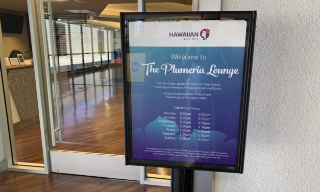 Review: Hawaiian Airlines Plumeria Lounge at Honolulu Airport