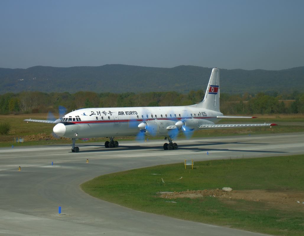 a plane on a runway