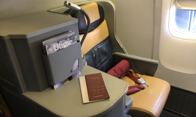 Review: Alitalia Magnifica Business Class, LAX to Rome