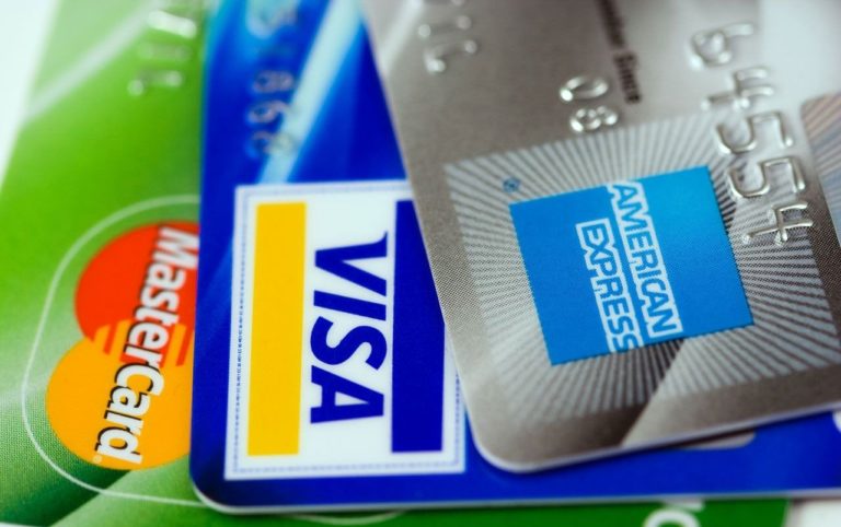 close up of credit cards