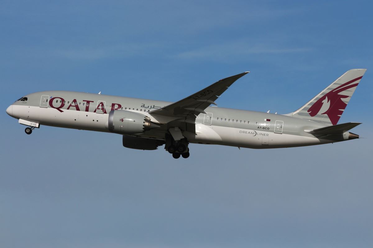 a plane flying in the sky