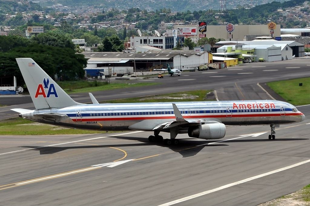 an airplane on a runway