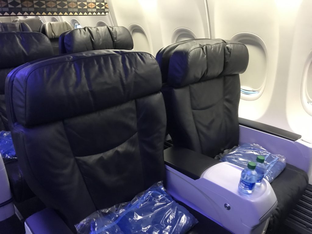 Alaska Airlines 737-900 first class seats
