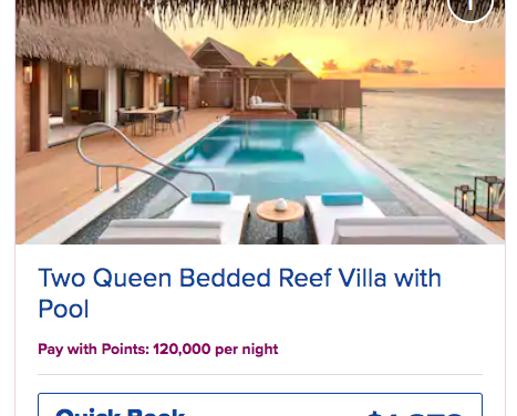 A $4,559 villa for just 40,000 Membership Rewards Points!