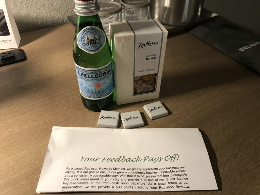 Radisson Hotel Sunnyvale - Silicon Valley Welcome Gift