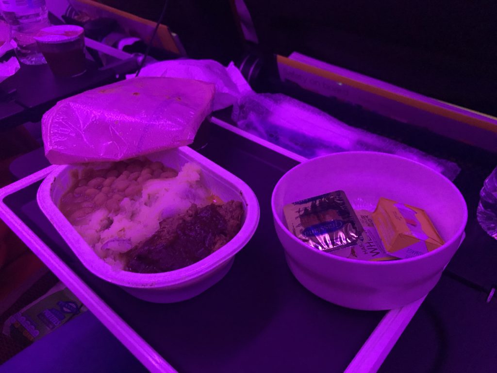 Virgin Atlantic 787-9 economy pork