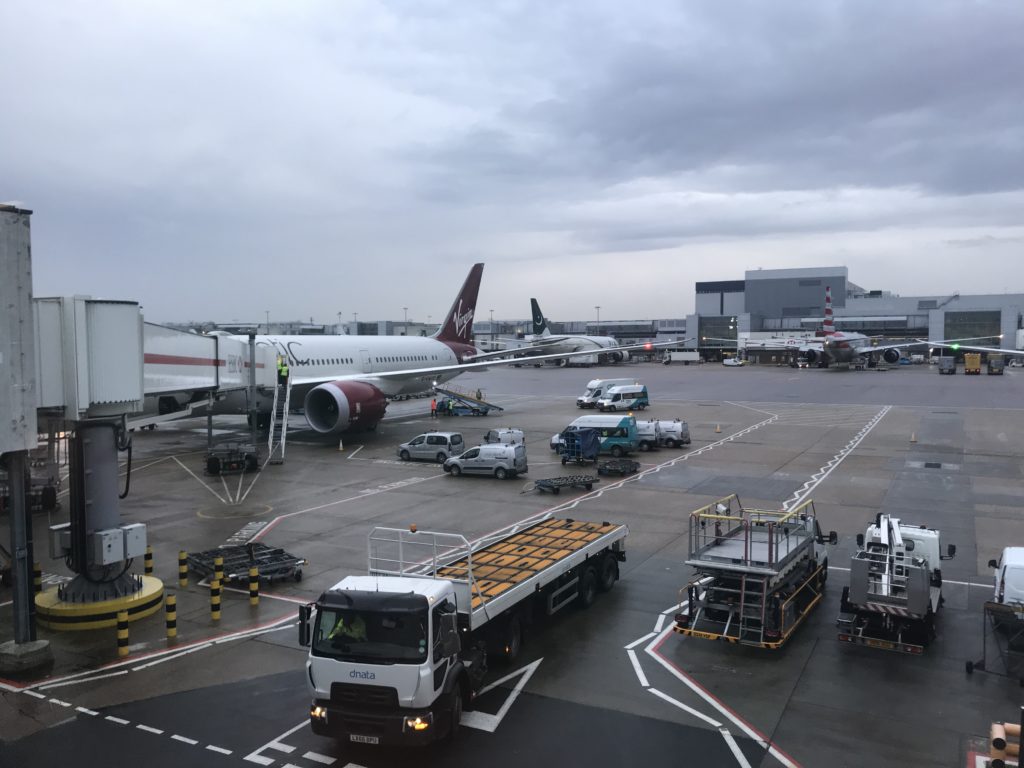 Virgin Atlantic 787-9 economy LHR