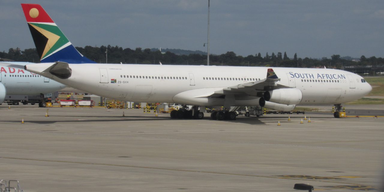Airplane Inspiration: South African A340