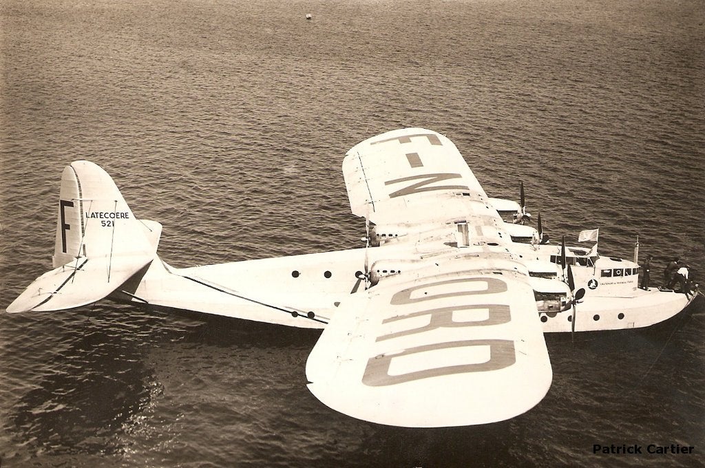 an airplane on the water