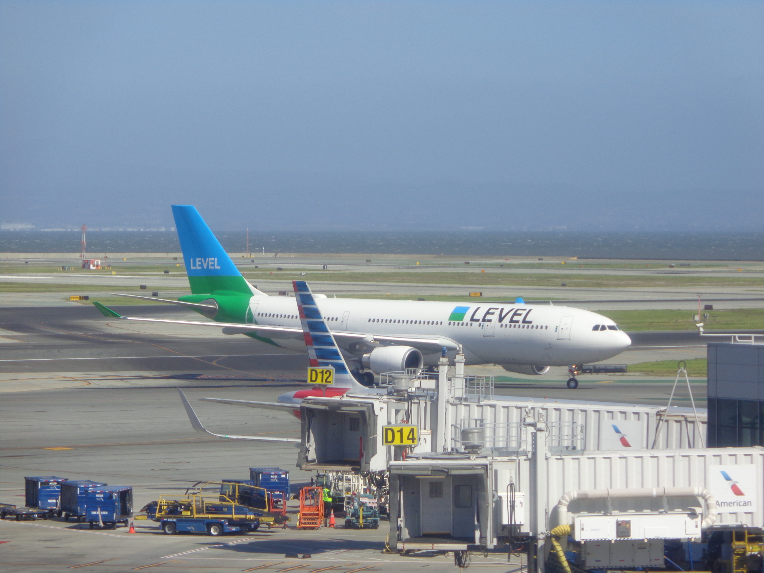 an airplane on the runway