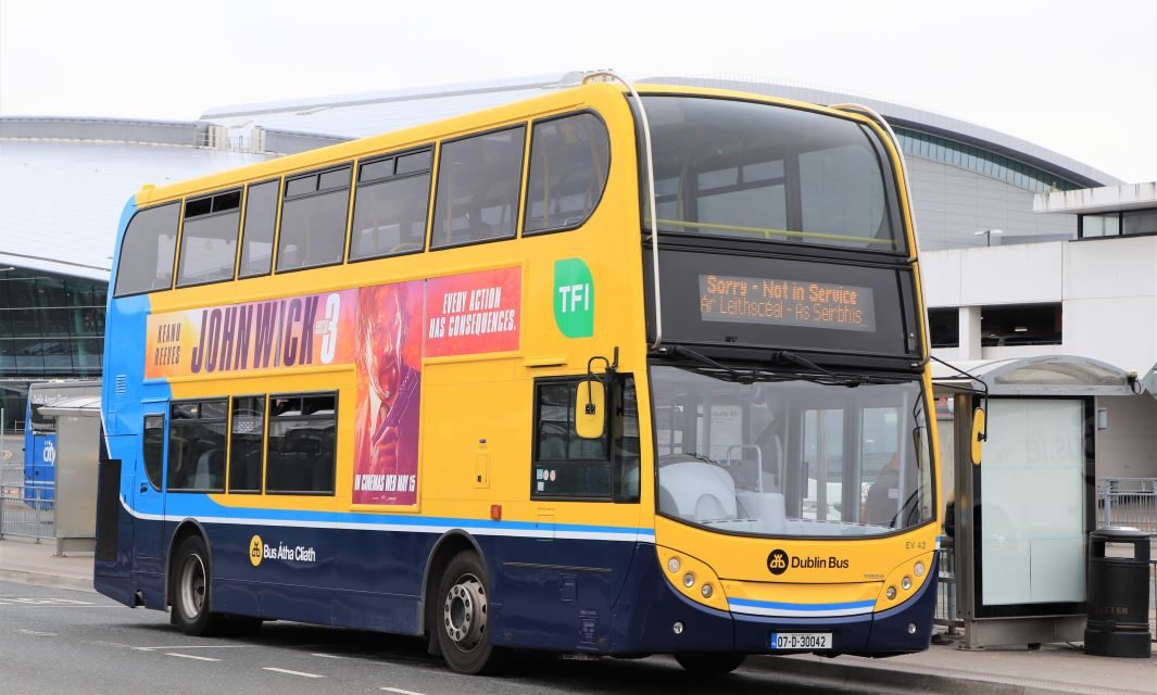 The strange situation of getting to Dublin Airport by bus right now