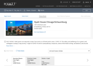 hyatt suites points