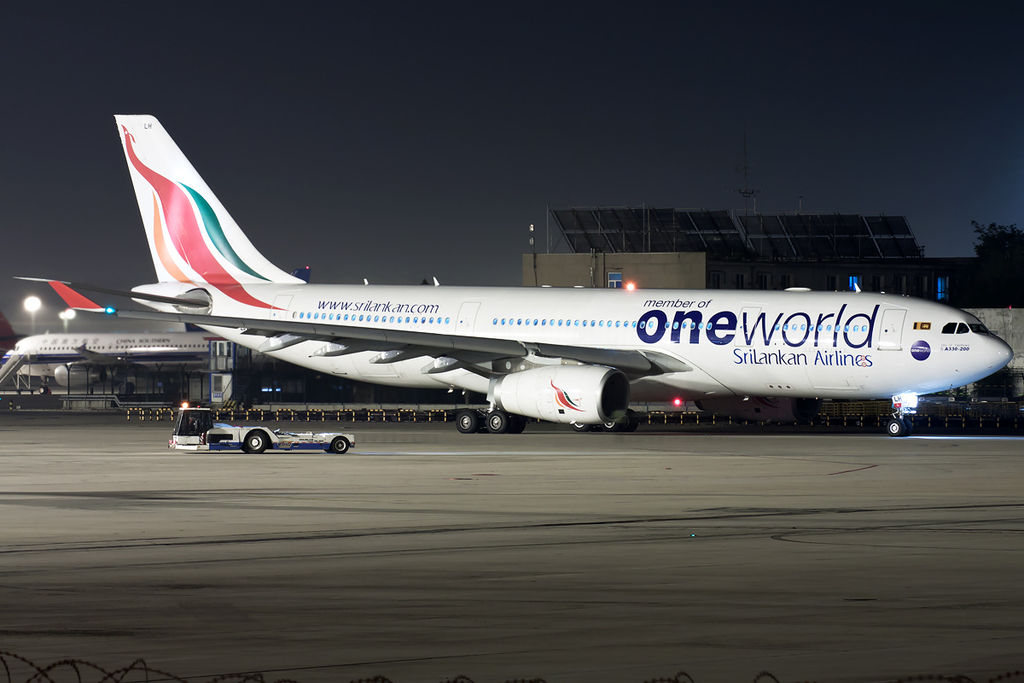 a large airplane on the runway