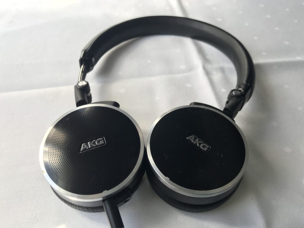 a pair of black headphones