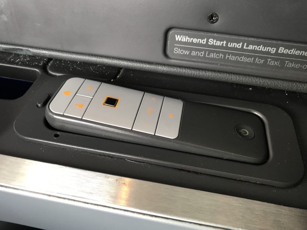 a remote control in a car