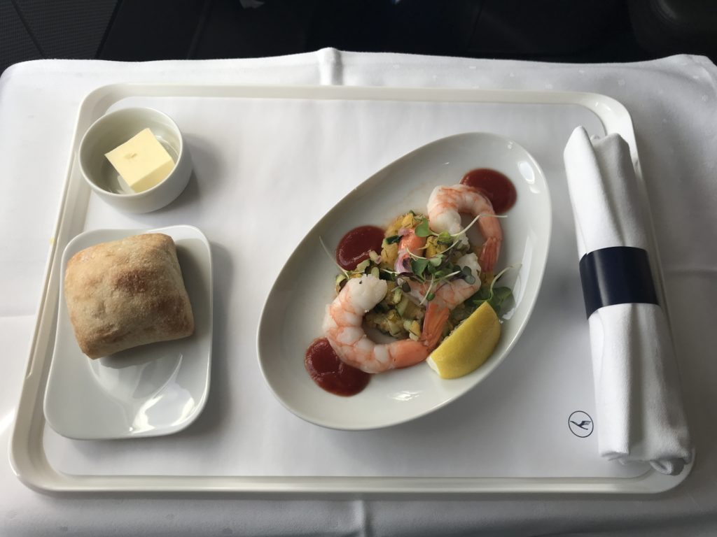 Lufthansa A340 business class starter