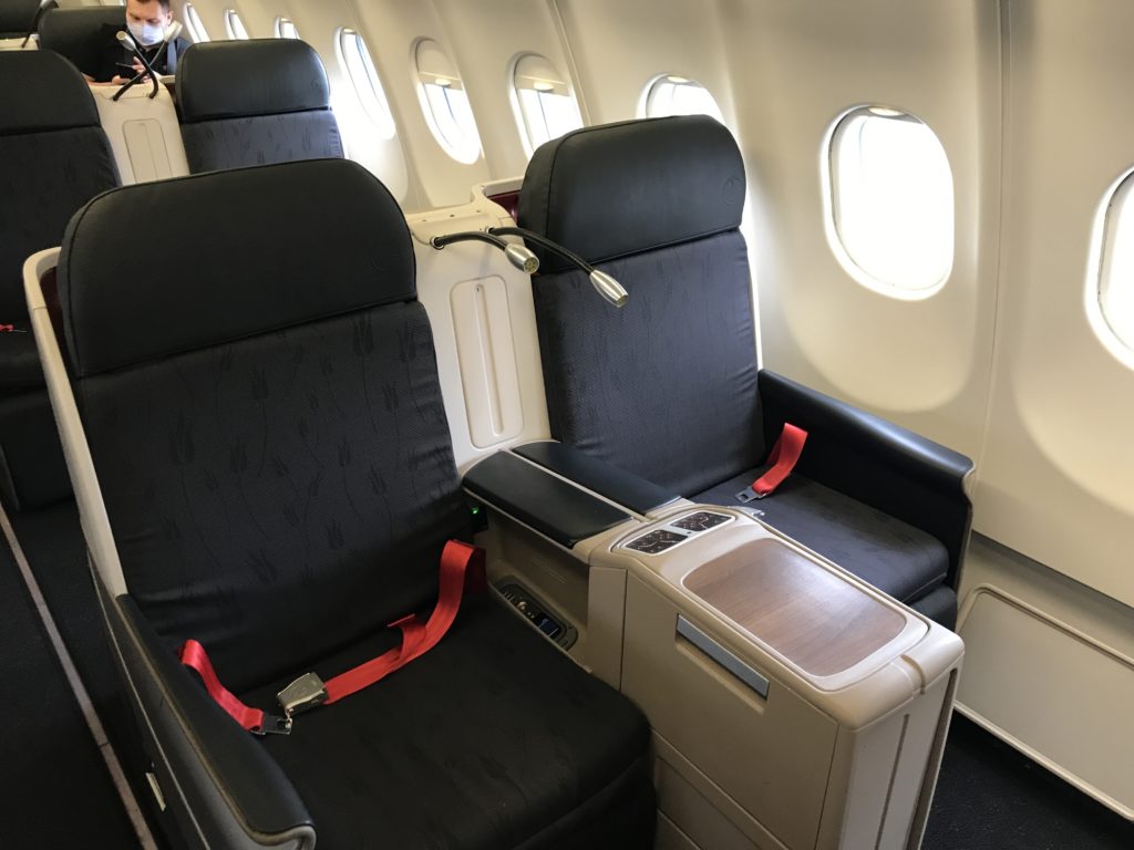Turkish Airlines A330 business class seat